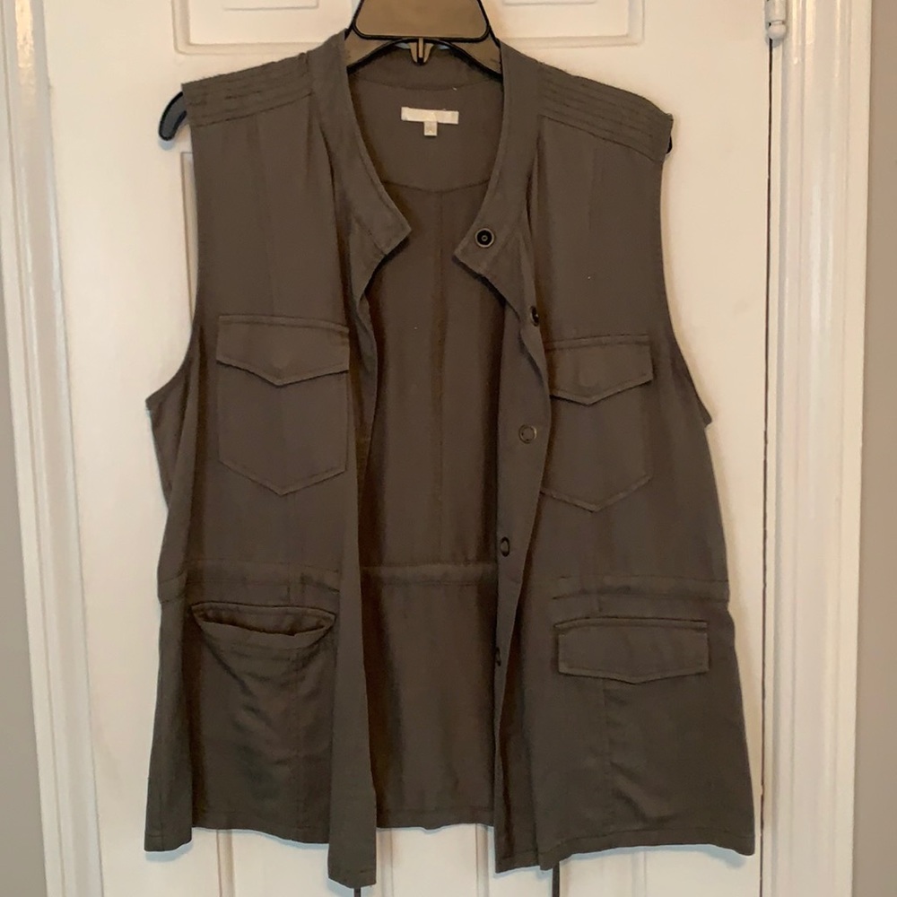 Olive Green Utility Vest